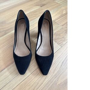 Botkier Tabitha Black Suede Pointed Toe Pumps Size 7.5